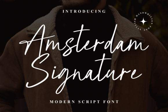 Amsterdam Signature: A Handwritten Font for Makers