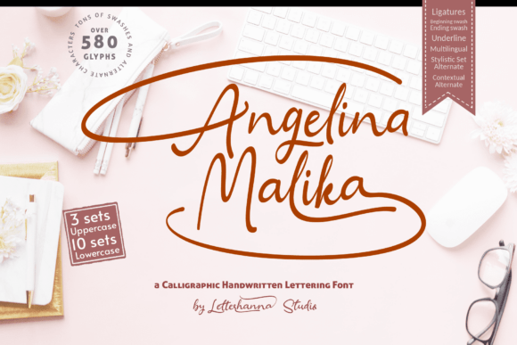 Angelina Malika: A Premium Script Font for Your Brand