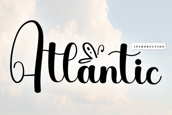 Atlantic: A Sweet Handwritten Font for Makers