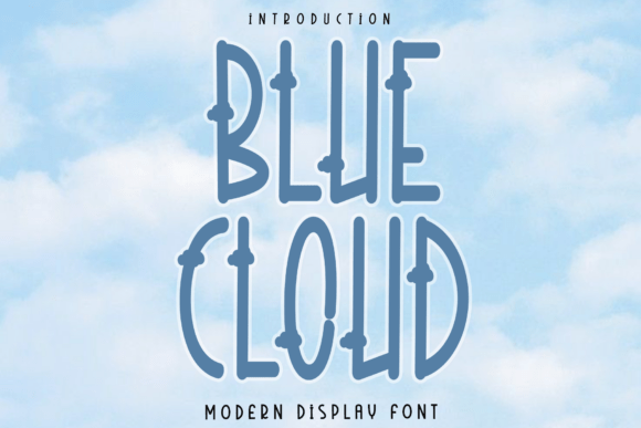Blue Cloud: A Modern Script Font for Polished Branding