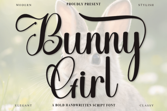 Bunny Girl Font: A Warm Typeface for Campaigns