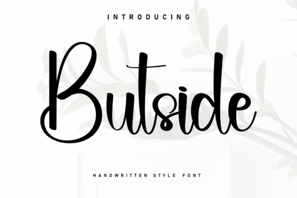 Butside: A Cozy Handwritten Font for Web Design
