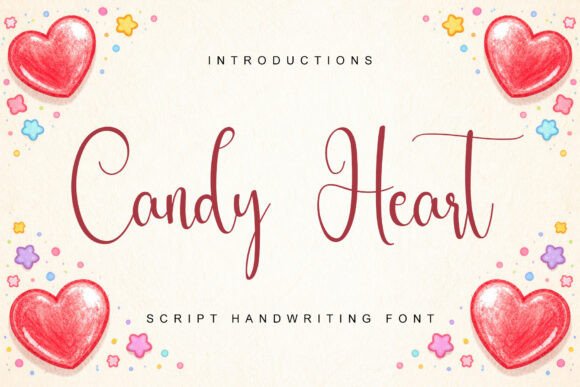 Candy Heart: A Modern Handwritten Font for Web Design
