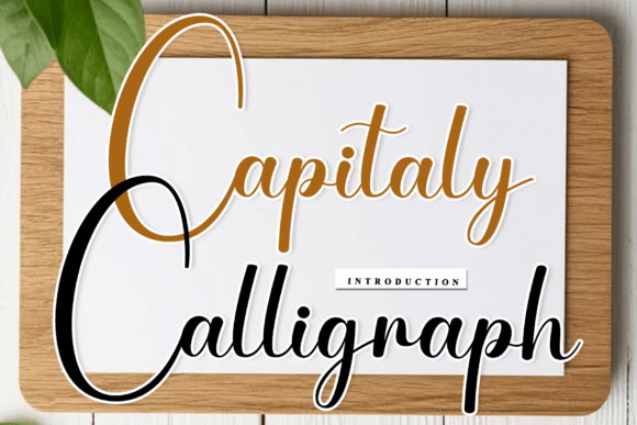 Capitaly Calligraph: A Premium Script Font for Business