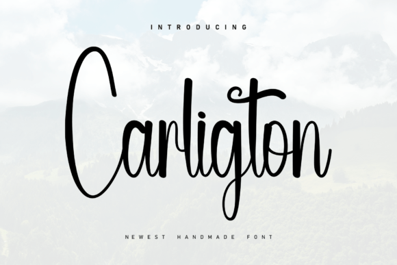 Carligton: The Sporty Handwritten Font for Brands