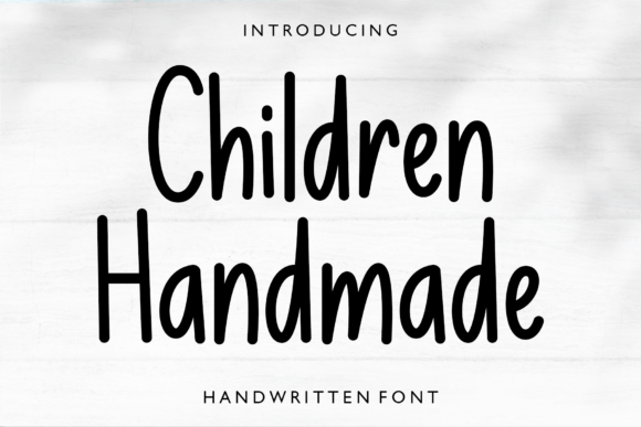 Children Handmade: A Whimsical Script Font for Editorial Design