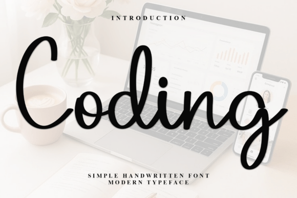 Coding: A Festive Display Font for Holiday Campaigns