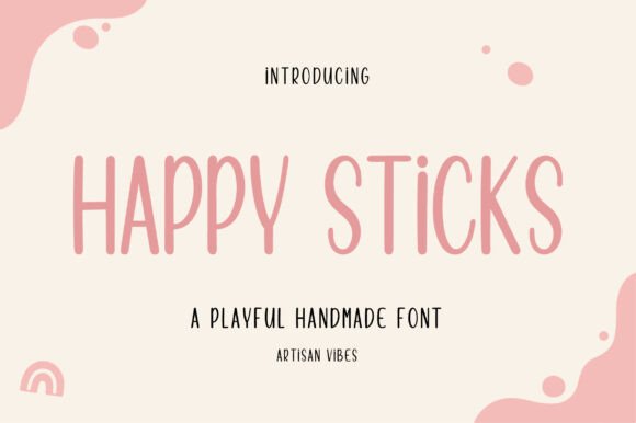 Happy Sticks: A Playful Font for Marketers