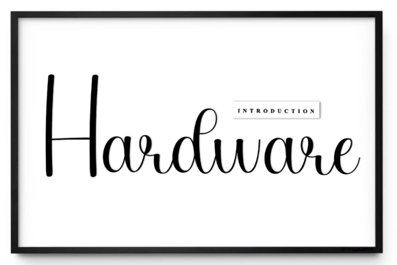 Hardware: A Timeless Handwritten Font for Brand Identity