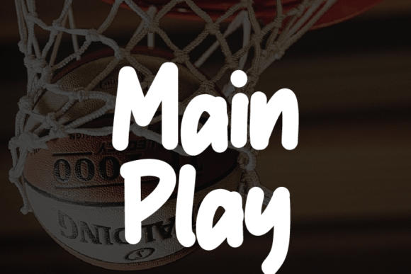 Main Play: A Modern Typeface for Polished Branding