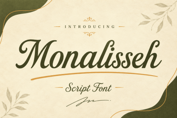 Monalisseh: The Perfect Script Font for Crafters