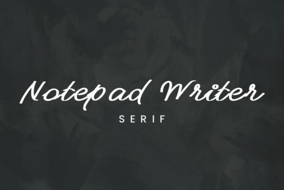 Notepad Writer: A Casual Handwritten Font for Authentic Branding