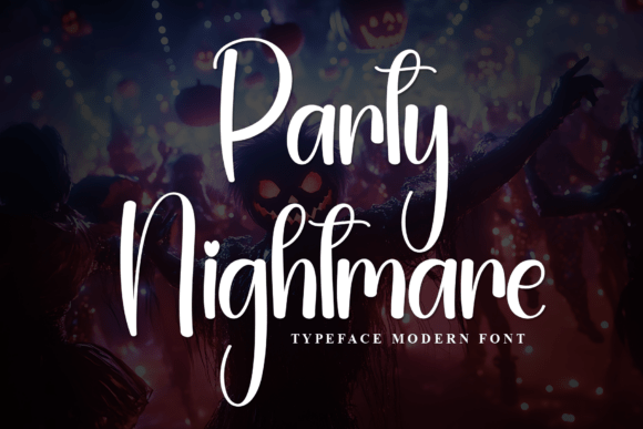 Party Nightmare: A Premium Display Font for Web Design
