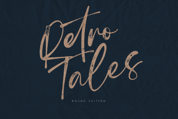 Retro Tales: A Vintage Script Font for Your Brand