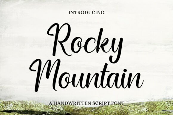 Rocky Mountain: A Timeless Handwritten Font for Brands