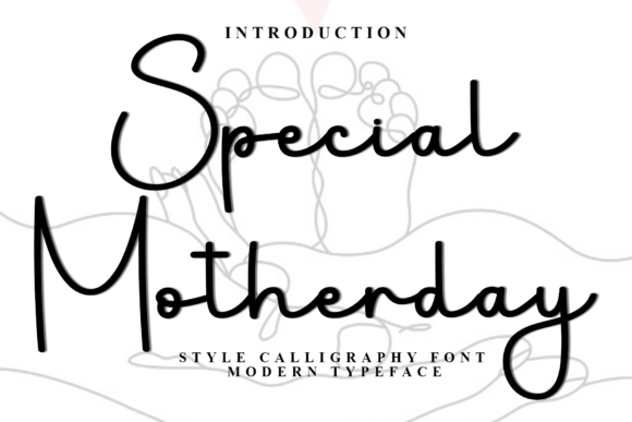 Special Motherday: A Festive Script Font for Editors
