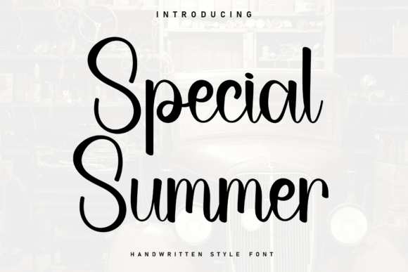 Special Summer: A Handwritten Font for Web Design