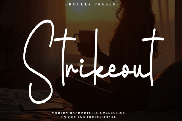 Strikeout: A Rhythmic Script Font for Web Design